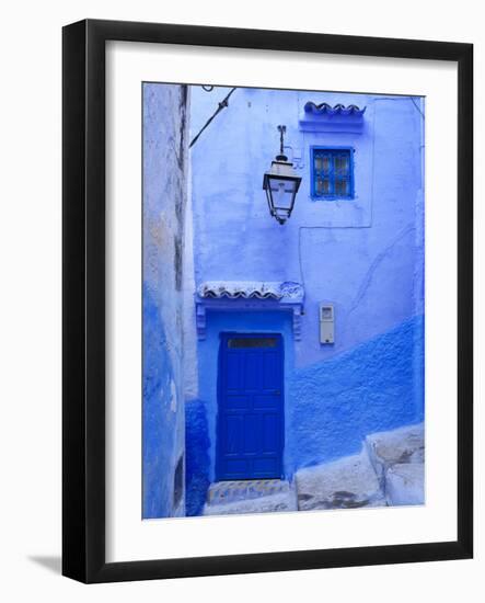 Morocco, Rif Mountains, Chefchaouen, Medina-Michele Falzone-Framed Photographic Print