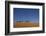 Morocco, Sahara. a Row of Camels Travels the Ridge of a Sand Dune-Brenda Tharp-Framed Photographic Print