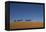 Morocco, Sahara. a Row of Camels Travels the Ridge of a Sand Dune-Brenda Tharp-Framed Premier Image Canvas