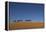 Morocco, Sahara. a Row of Camels Travels the Ridge of a Sand Dune-Brenda Tharp-Framed Premier Image Canvas