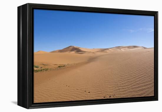 Morocco, Sahara Desert Sand Dunes in las Palmeras with Peaks and Sand-Bill Bachmann-Framed Premier Image Canvas