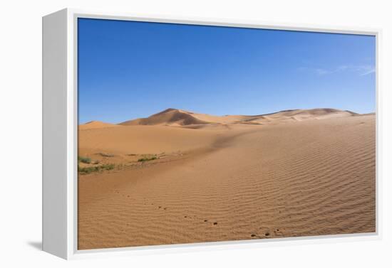 Morocco, Sahara Desert Sand Dunes in las Palmeras with Peaks and Sand-Bill Bachmann-Framed Premier Image Canvas