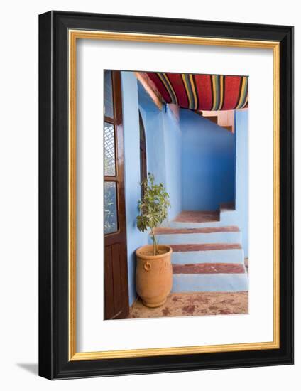 Morocco, Souss-Massa-Draa, Ait Benhaddou. Adobe Home's Entrance-Emily Wilson-Framed Photographic Print