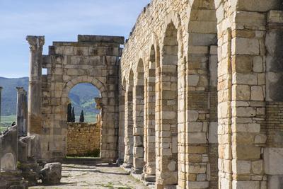 morocco stone columns and arches at the roman ruins of volubilis photographic print by brenda tharp art com stone columns