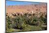 Morocco, Tinghir Oasis and Village with Beautiful Mountains with Trees-Bill Bachmann-Mounted Photographic Print