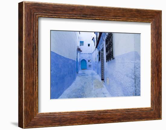 Morocoo, Chefchaouen, a Fountain Stands in a Town Square-Emily Wilson-Framed Photographic Print