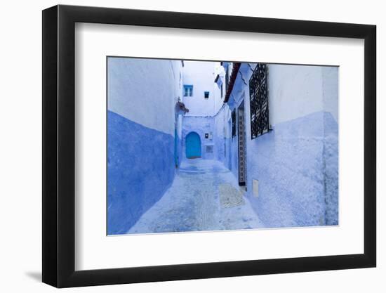 Morocoo, Chefchaouen, a Fountain Stands in a Town Square-Emily Wilson-Framed Photographic Print