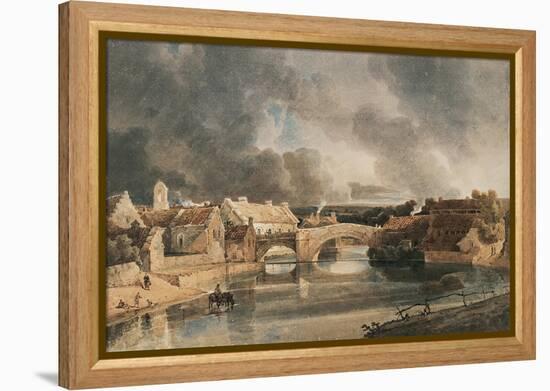 Morpeth Bridge-Thomas Girtin-Framed Premier Image Canvas