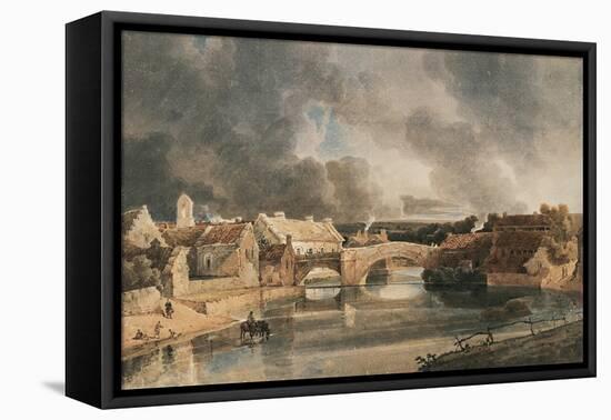 Morpeth Bridge-Thomas Girtin-Framed Premier Image Canvas