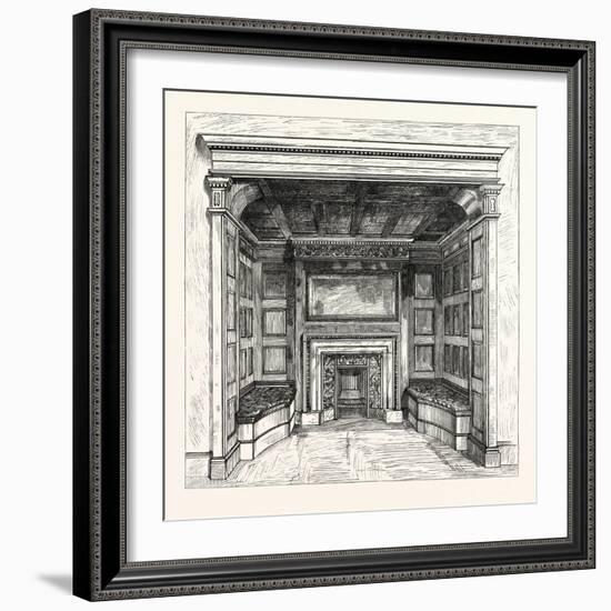 Morris and Co., Chimney Piece in the Ambassadors' Room, St. James's Palace, London, Uk-null-Framed Giclee Print