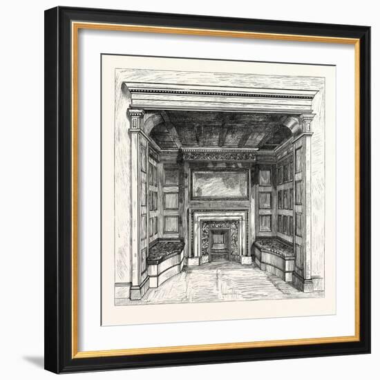 Morris and Co., Chimney Piece in the Ambassadors' Room, St. James's Palace, London, Uk-null-Framed Giclee Print