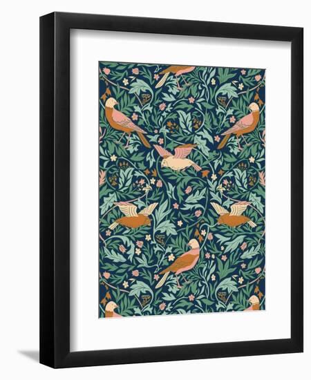 Morris Birds-Tara Reed-Framed Art Print