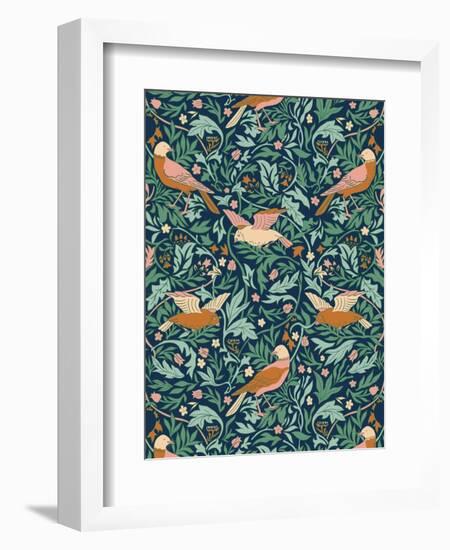 Morris Birds-Tara Reed-Framed Art Print
