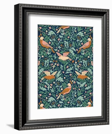 Morris Birds-Tara Reed-Framed Art Print