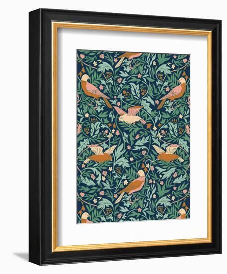 Morris Birds-Tara Reed-Framed Art Print