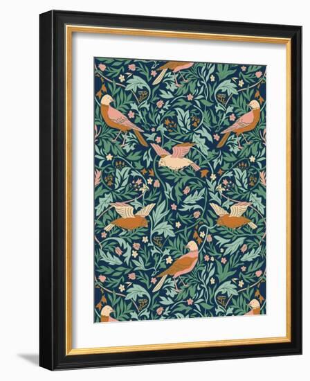Morris Birds-Tara Reed-Framed Premium Giclee Print