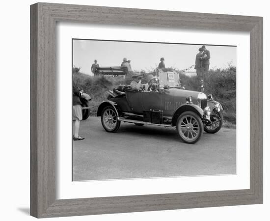 Morris Cowley, winner of the Concours dElegance, Class 1, Bournemouth Rally, 1928-Bill Brunell-Framed Photographic Print