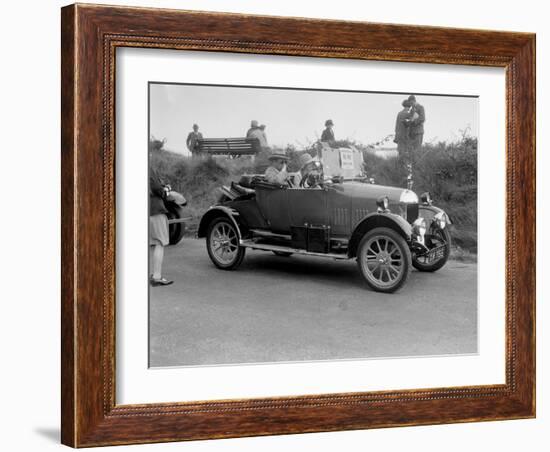 Morris Cowley, winner of the Concours dElegance, Class 1, Bournemouth Rally, 1928-Bill Brunell-Framed Photographic Print