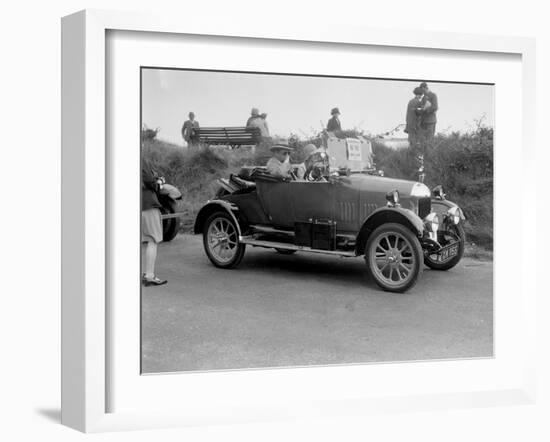 Morris Cowley, winner of the Concours dElegance, Class 1, Bournemouth Rally, 1928-Bill Brunell-Framed Photographic Print