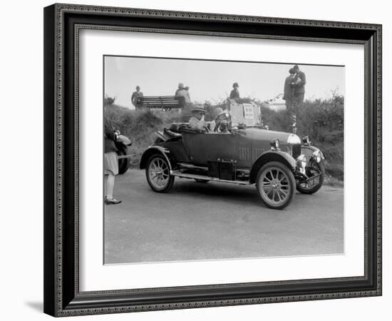 Morris Cowley, winner of the Concours dElegance, Class 1, Bournemouth Rally, 1928-Bill Brunell-Framed Photographic Print