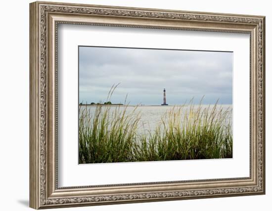 Morris Island Lighthouse - Folly Beach, SC-Gary Carter-Framed Photographic Print