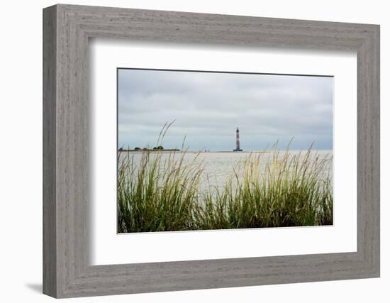 Morris Island Lighthouse - Folly Beach, SC-Gary Carter-Framed Photographic Print