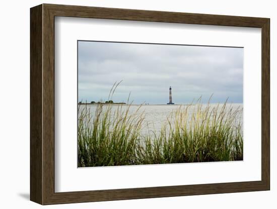 Morris Island Lighthouse - Folly Beach, SC-Gary Carter-Framed Photographic Print