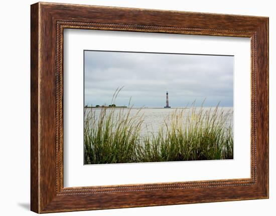 Morris Island Lighthouse - Folly Beach, SC-Gary Carter-Framed Photographic Print