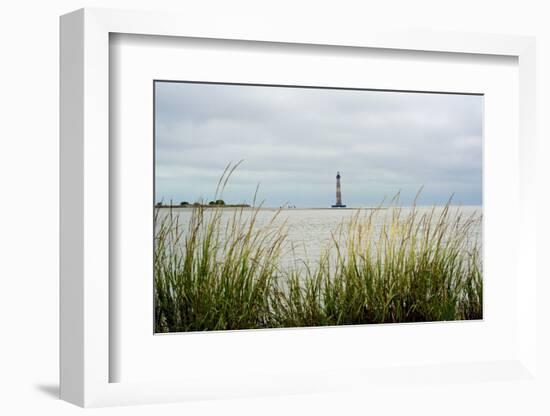 Morris Island Lighthouse - Folly Beach, SC-Gary Carter-Framed Photographic Print