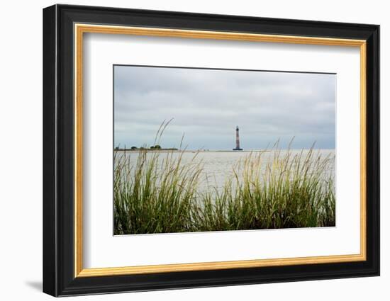 Morris Island Lighthouse - Folly Beach, SC-Gary Carter-Framed Photographic Print