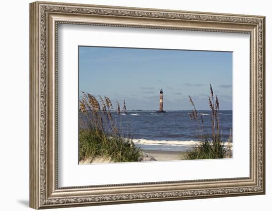 Morris Island Lighthouse - Folly Beach, SC-Gary Carter-Framed Photographic Print