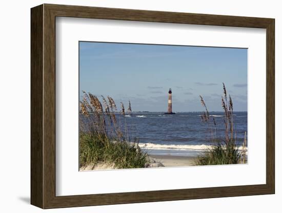 Morris Island Lighthouse - Folly Beach, SC-Gary Carter-Framed Photographic Print