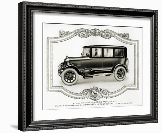 Morris Motors Automobile, from Penrose Annual-null-Framed Giclee Print