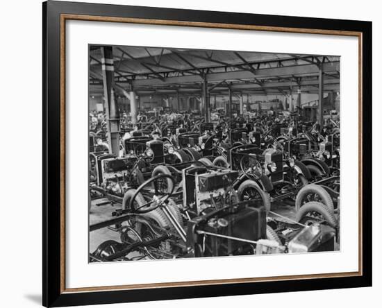 Morris Motors Automobiles in Production-null-Framed Photographic Print