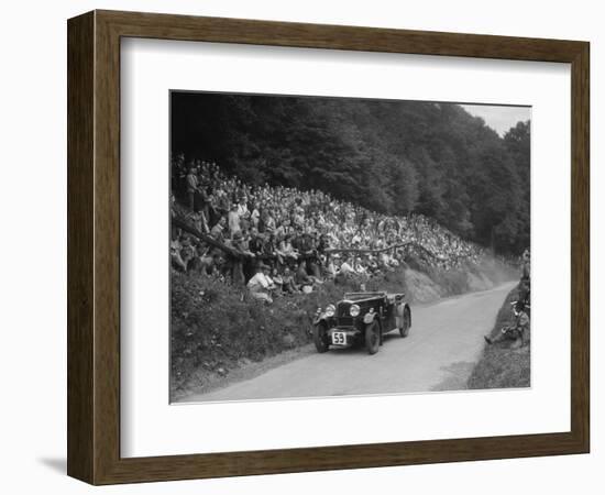 Morris special of Barbara Skinner at the MAC Shelsley Walsh Hill Climb, Worcestershire, 1932-Bill Brunell-Framed Photographic Print