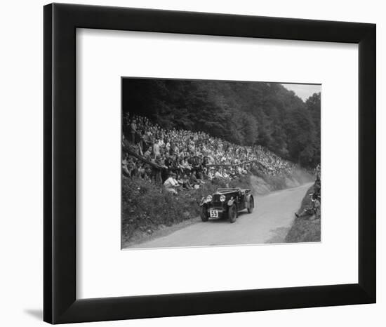 Morris special of Barbara Skinner at the MAC Shelsley Walsh Hill Climb, Worcestershire, 1932-Bill Brunell-Framed Photographic Print