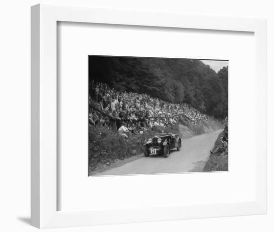 Morris special of Barbara Skinner at the MAC Shelsley Walsh Hill Climb, Worcestershire, 1932-Bill Brunell-Framed Photographic Print