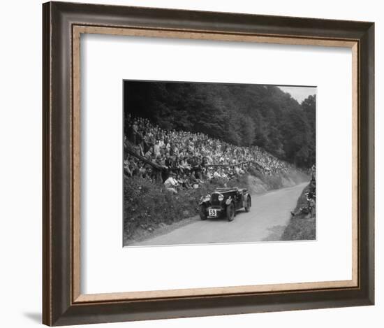 Morris special of Barbara Skinner at the MAC Shelsley Walsh Hill Climb, Worcestershire, 1932-Bill Brunell-Framed Photographic Print