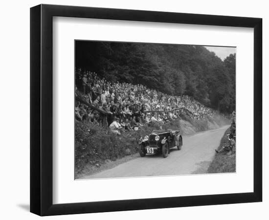 Morris special of Barbara Skinner at the MAC Shelsley Walsh Hill Climb, Worcestershire, 1932-Bill Brunell-Framed Photographic Print