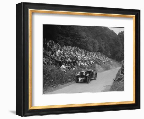 Morris special of Barbara Skinner at the MAC Shelsley Walsh Hill Climb, Worcestershire, 1932-Bill Brunell-Framed Photographic Print