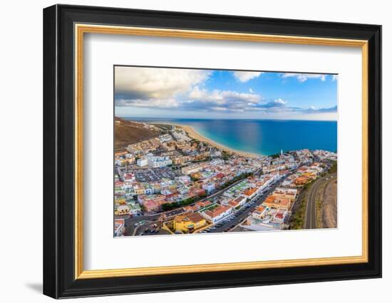 Morro Jable and Playa del Matorral, Fuerteventura, Canary Islands, Spain, Atlantic-Gavin Hellier-Framed Photographic Print