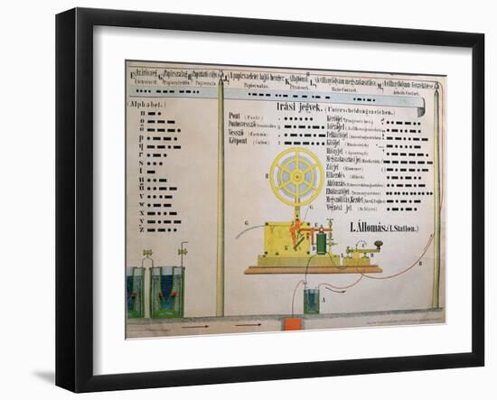 Morse Code Alphabet and Punctuation-null-Framed Giclee Print