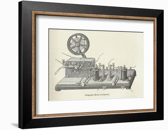 Morse's Telegraph Receiver-Science, Industry and Business Library-Framed Photographic Print