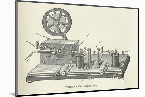 Morse's Telegraph Receiver-Science, Industry and Business Library-Mounted Photographic Print