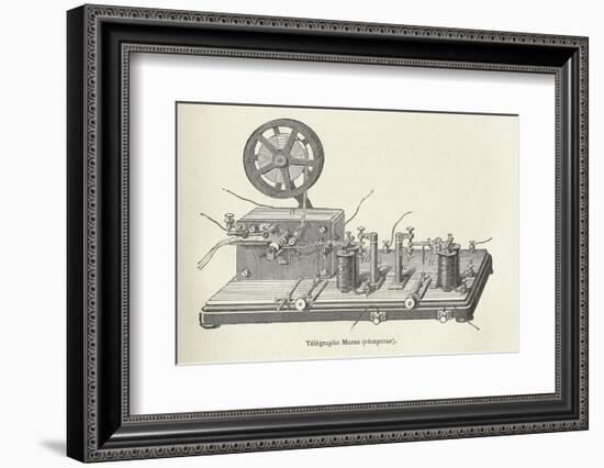 Morse's Telegraph Receiver-Science, Industry and Business Library-Framed Photographic Print