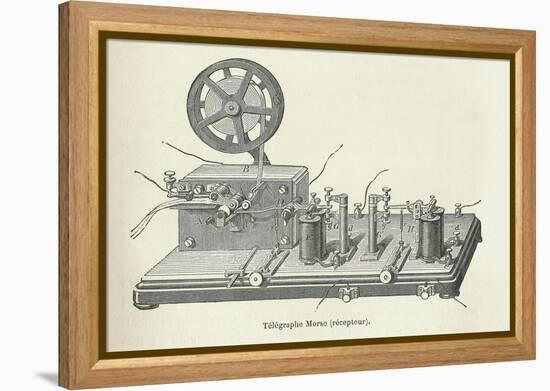 Morse's Telegraph Receiver-Science, Industry and Business Library-Framed Premier Image Canvas