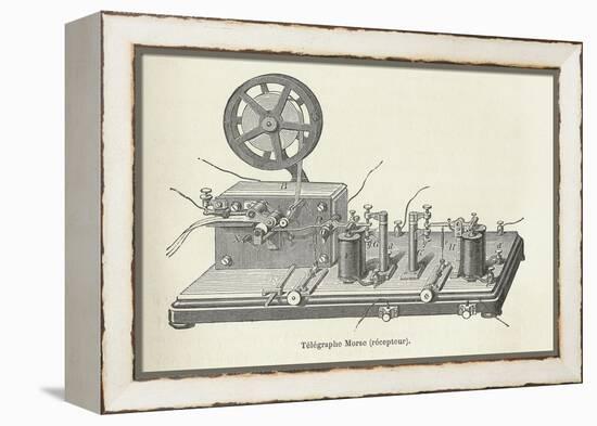 Morse's Telegraph Receiver-Science, Industry and Business Library-Framed Premier Image Canvas
