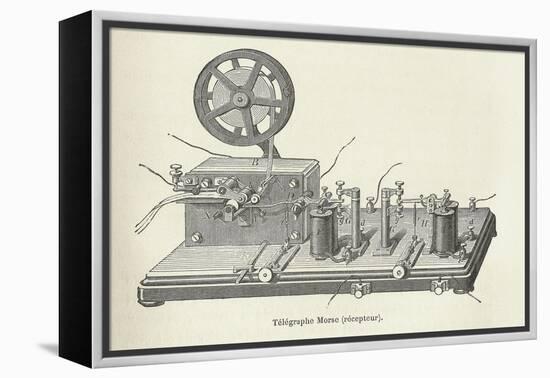 Morse's Telegraph Receiver-Science, Industry and Business Library-Framed Premier Image Canvas
