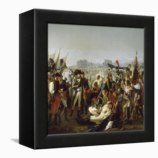 Mort du général Desaix à la bataille de Marengo le 14 juin 1800-Jean Broc-Framed Premier Image Canvas