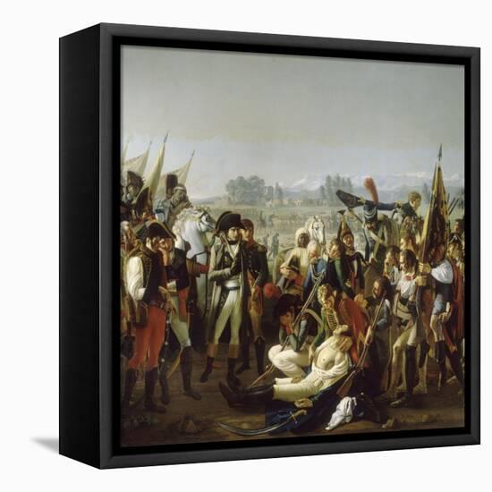 Mort du général Desaix à la bataille de Marengo le 14 juin 1800-Jean Broc-Framed Premier Image Canvas
